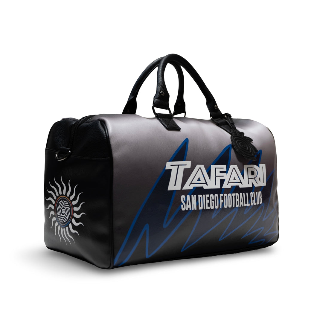 SDFC X TAFARI WORLD DUFFEL BAG AZUL Y CHROME