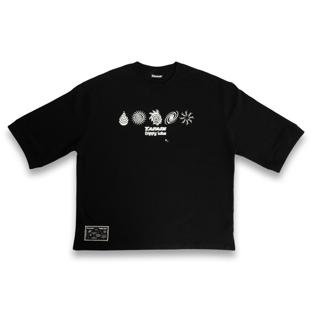 l*1様 TENSAIBAKA RECORDS TEE XXL TENSAIBAKA RECORDS Tee_Black