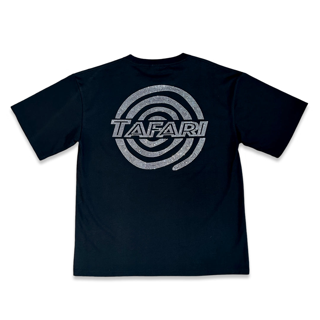 TRIBE CRYSTAL T-SHIRT BLACK