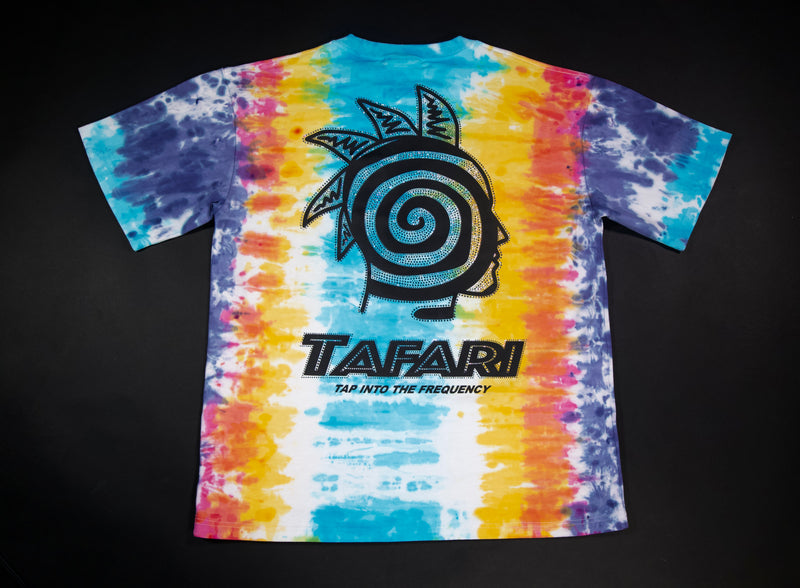 ZIMO CRYSTAL TIE-DYE T-SHIRT