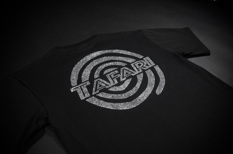 TRIBE CRYSTAL T-SHIRT BLACK