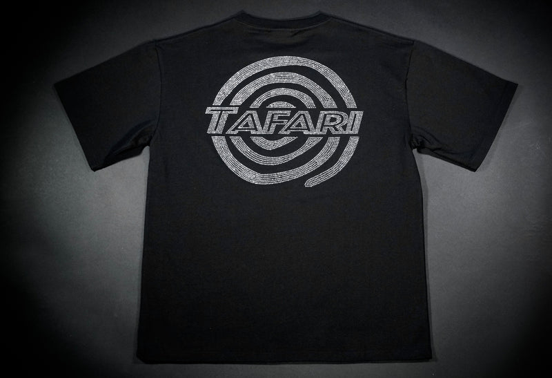 TRIBE CRYSTAL T-SHIRT BLACK