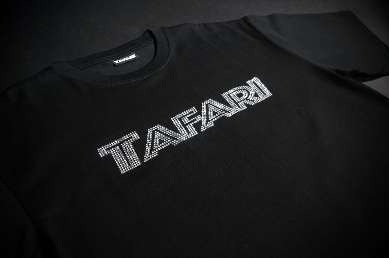 TRIBE CRYSTAL T-SHIRT BLACK
